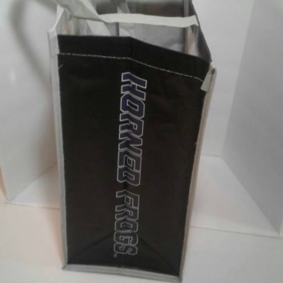 TCU  Horned Frogs Habitotes reusable shopping bags set of 2 NWT - Picture 6 of 16